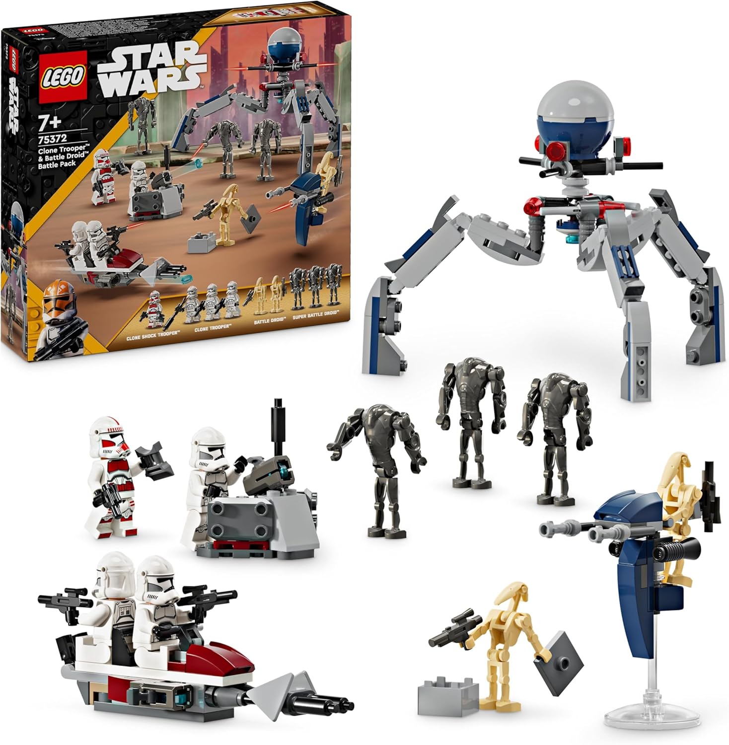 LEGO® STAR WARS™: CLONE TROOPER™ &amp; BATTLE DROID™ BATTLE PACK