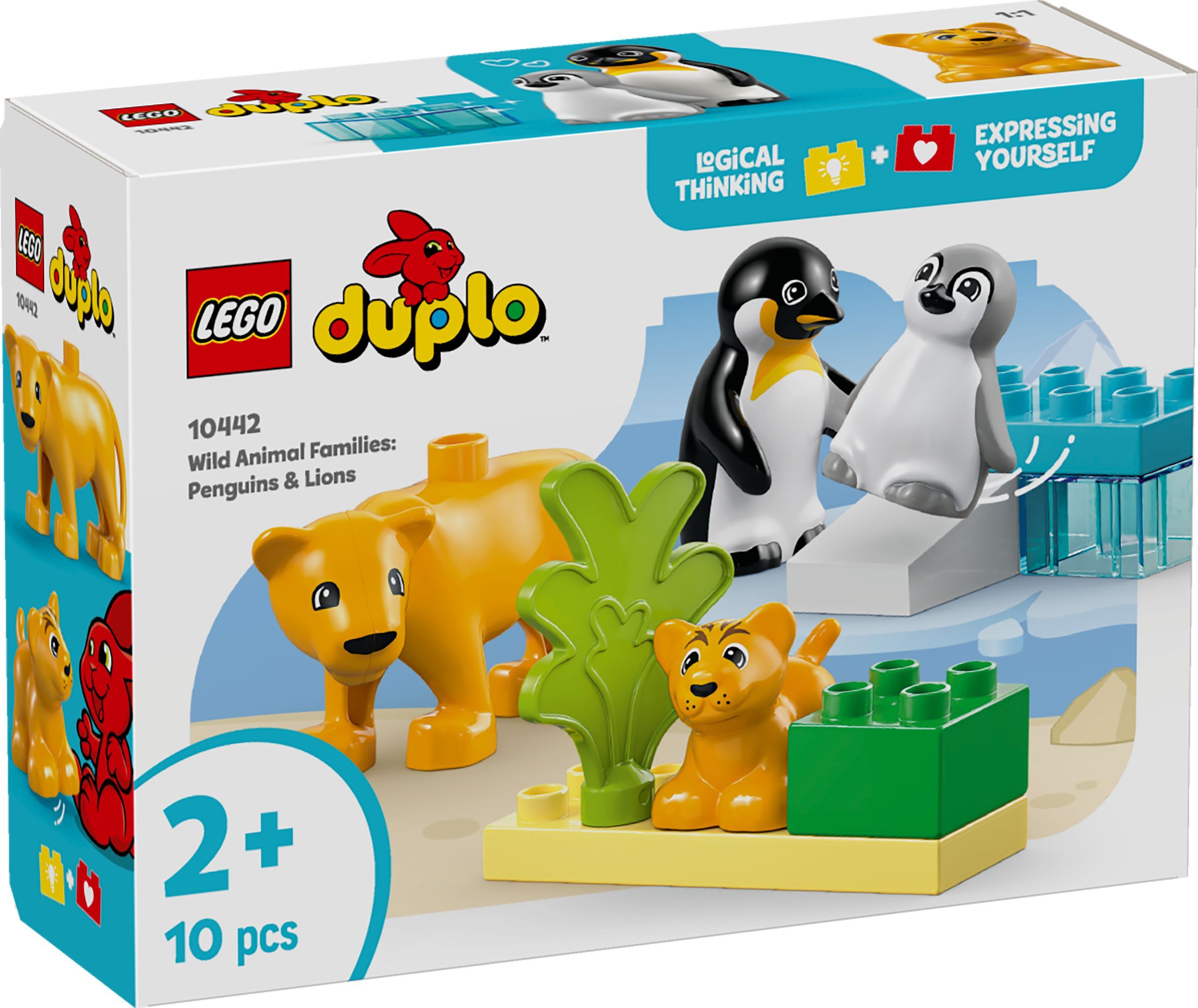 LEGO® DUPLO®: WILD ANIMAL FAMILIES: PENGUINS   LIONS