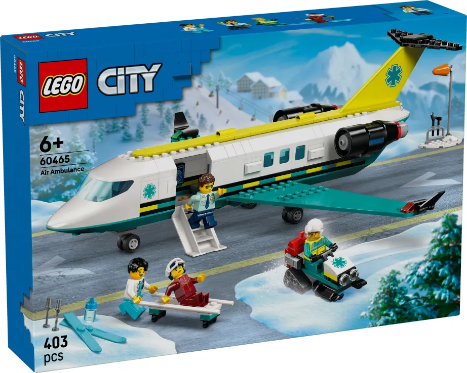 LEGO® CITY: EMERGENCY AIR AMBULANCE AIRPLANE