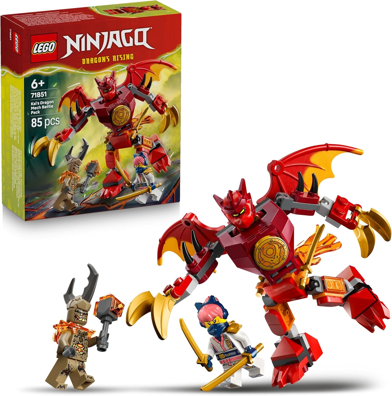 LEGO® NINJAGO®: KAIS DRAGON MECH BATTLE PACK