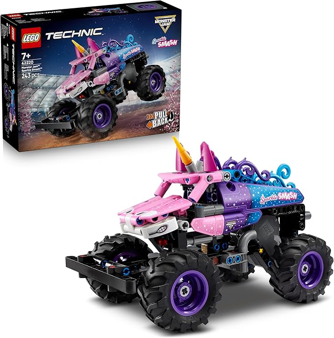 LEGO® TECHNIC: MONSTER JAM™ SPARKLE SMASH™ PULL-BACK