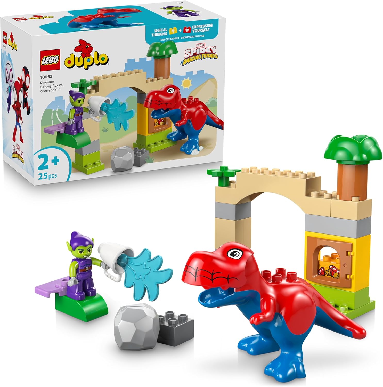 LEGO® DUPLO®: DINOSAUR SPIDEY-REX VS. GREEN GOBLIN