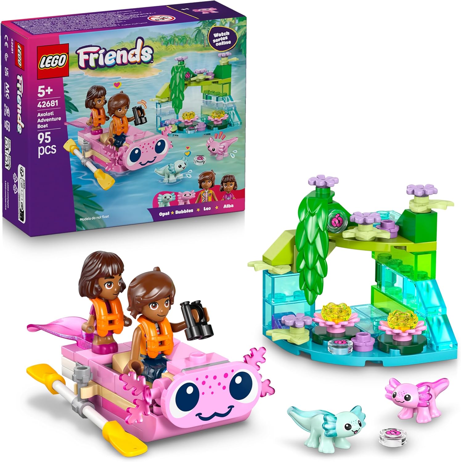 LEGO® FRIENDS: AXOLOTL ADVENTURE BOAT