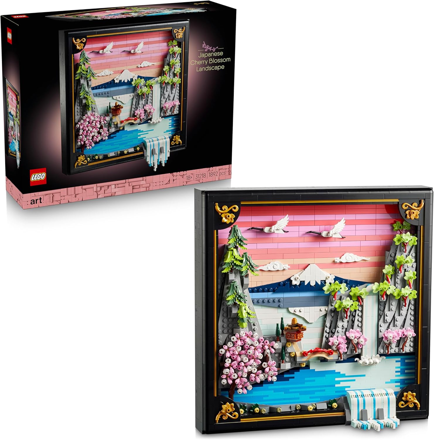 LEGO® ART: JAPANESE CHERRY BLOSSOM LANDSCAPE
