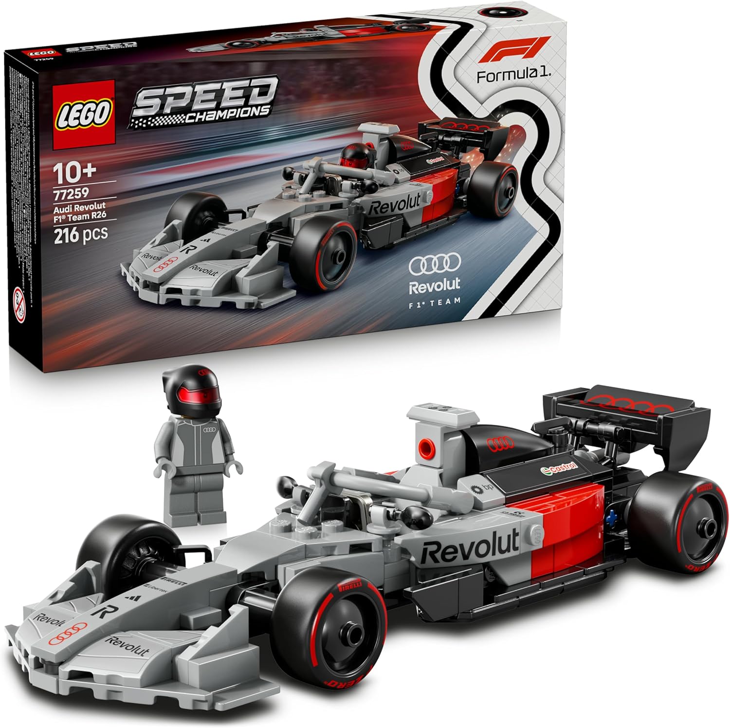 LEGO® SPEED CHAMPIONS: AUDI REVOLUT F1® TEAM R26 RACE CAR
