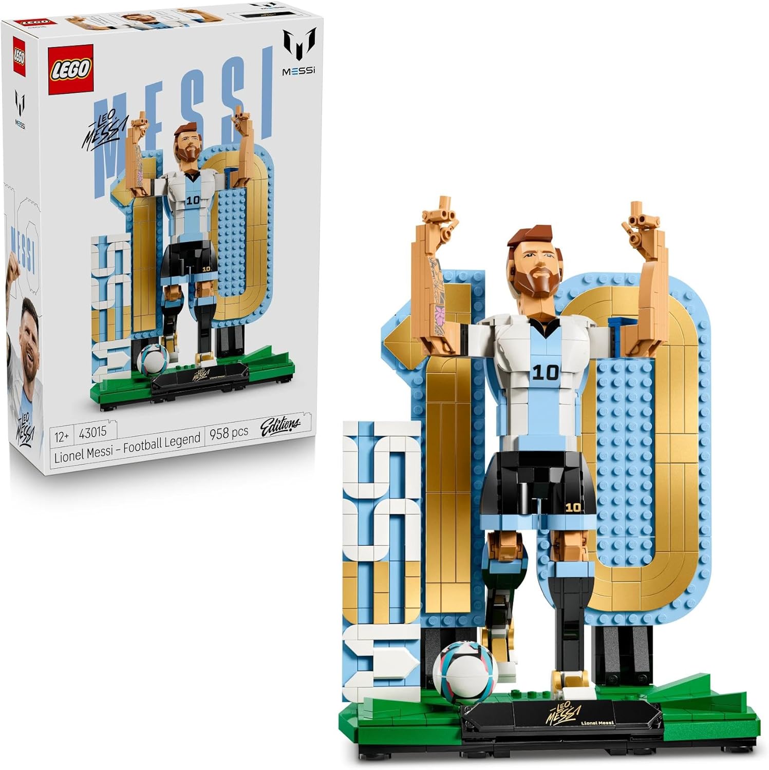 LEGO® EDITIONS: LIONEL MESSI – FOOTBALL LEGEND