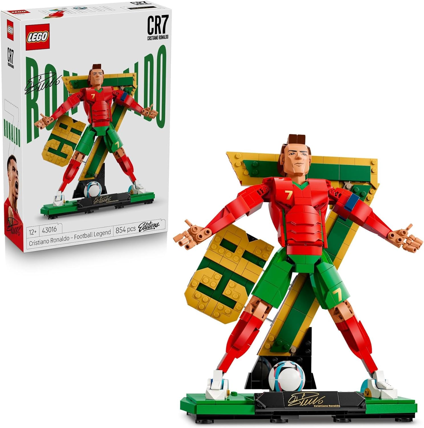 LEGO® EDITIONS: CRISTIANO RONALDO – FOOTBALL LEGEND
