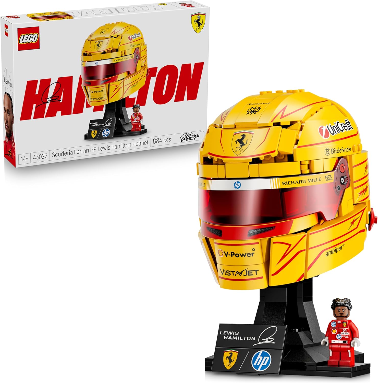 LEGO® EDITIONS: SCUDERIA FERRARI HP LEWIS HAMILTON HELMET