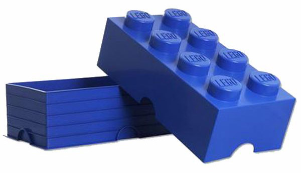 LEGO® ΚΟΥΤΙ ΑΠΟΘΗΚΕΥΣΗΣ ΟΡΘΟΓΩΝΙΟ ΜΕΓΑΛΟ ΜΠΛΕ - 40041731
