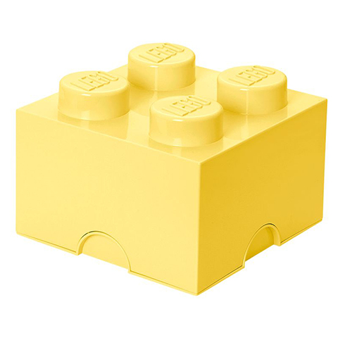 LEGO® ΚΟΥΤΙ ΑΠΟΘΗΚΕΥΣΗΣ ΤΕΤΡΑΓΩΝΟ ΜΕΓΑΛΟ ΑΝΟΙΧΤΟ ΚΙΤΡΙΝΟ - 40031741