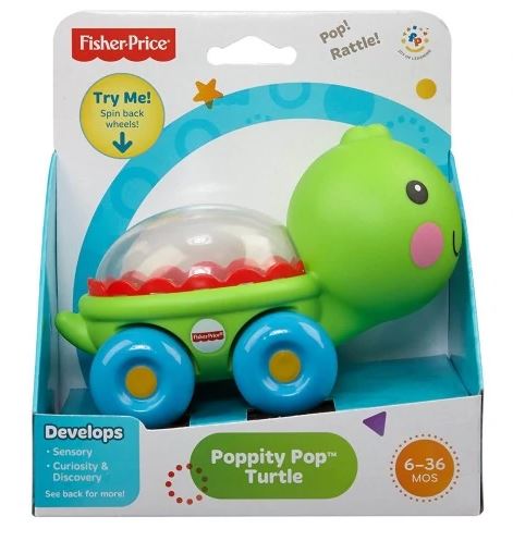 FISHER-PRICE - ΟΧΗΜΑΤΑΚΙΑ POPPITY POP ΧΕΛΩΝΑ BGX29 - BFH75