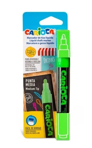 CARIOCA ΜΑΡΚΑΔΟΡΟΣ ΥΓΡΗΣ ΚΙΜΩΛΙΑΣ ΠΡΑΣΙΝΟΣ (1 ΤΕΜ)