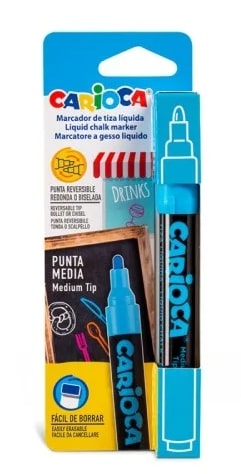 CARIOCA ΜΑΡΚΑΔΟΡΟΣ ΥΓΡΗΣ ΚΙΜΩΛΙΑΣ ΜΠΛΕ (1 ΤΕΜ)