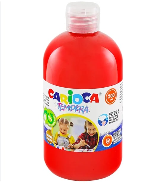 CARIOCA ΤΕΜΠΕΡΑ ΧΡ. ΚΟΚΚΙΝΟ 500ML N/E