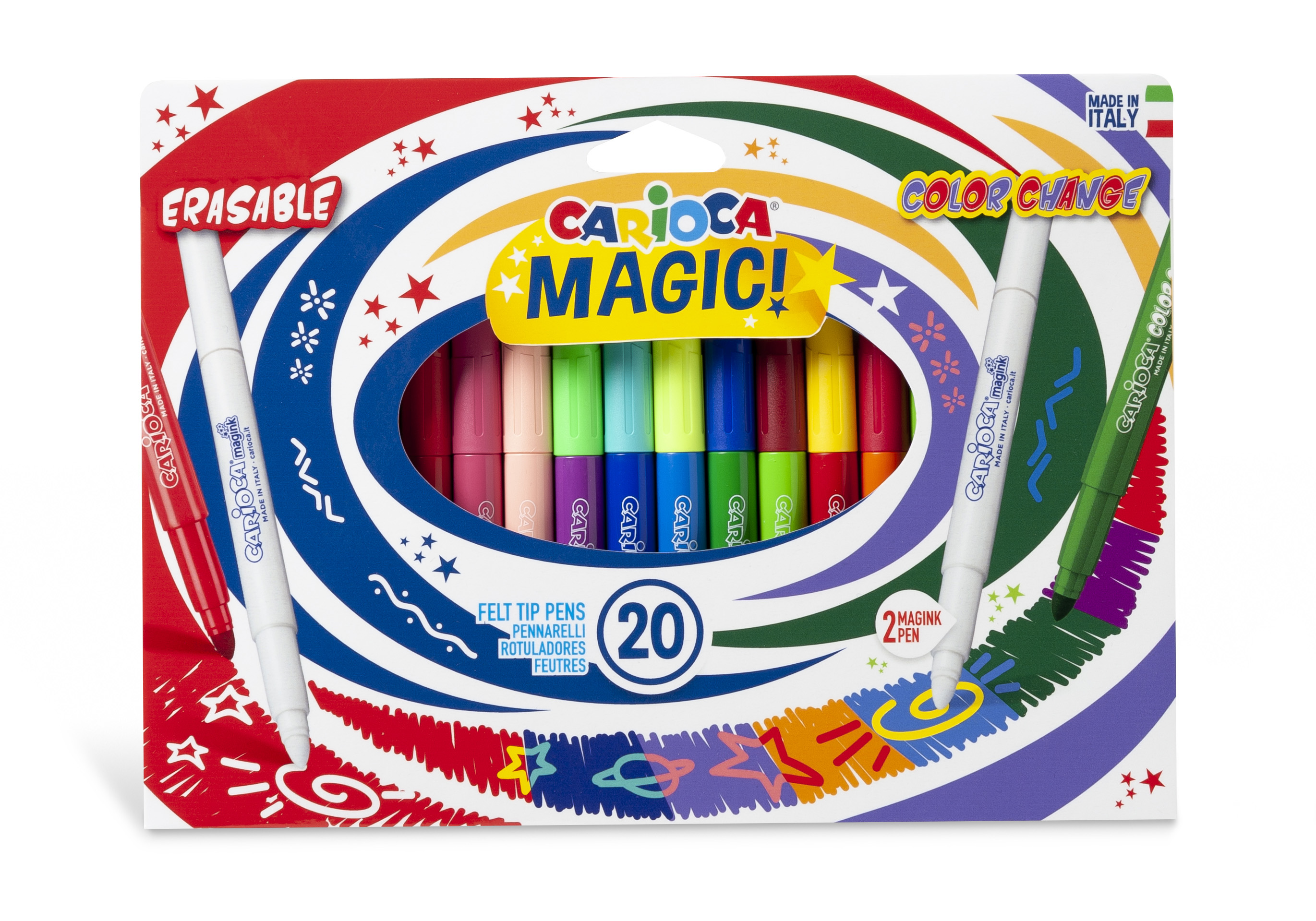 CARIOCA ΜΑΡΚΑΔΟΡΟΙ MAGIC (20 ΧΡΩΜΑΤΑ)