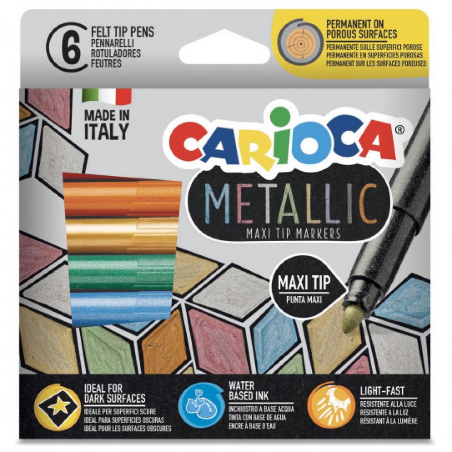 CARIOCA ΜΑΡΚΑΔΟΡΟΙ METALLIC (6ΧΡ)
