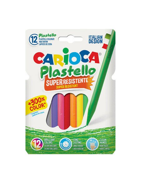 CARIOCA PLASTELLO ΚΗΡΟΜΠΟΓΙΕΣ ΣΕΤ 12 ΧΡ.