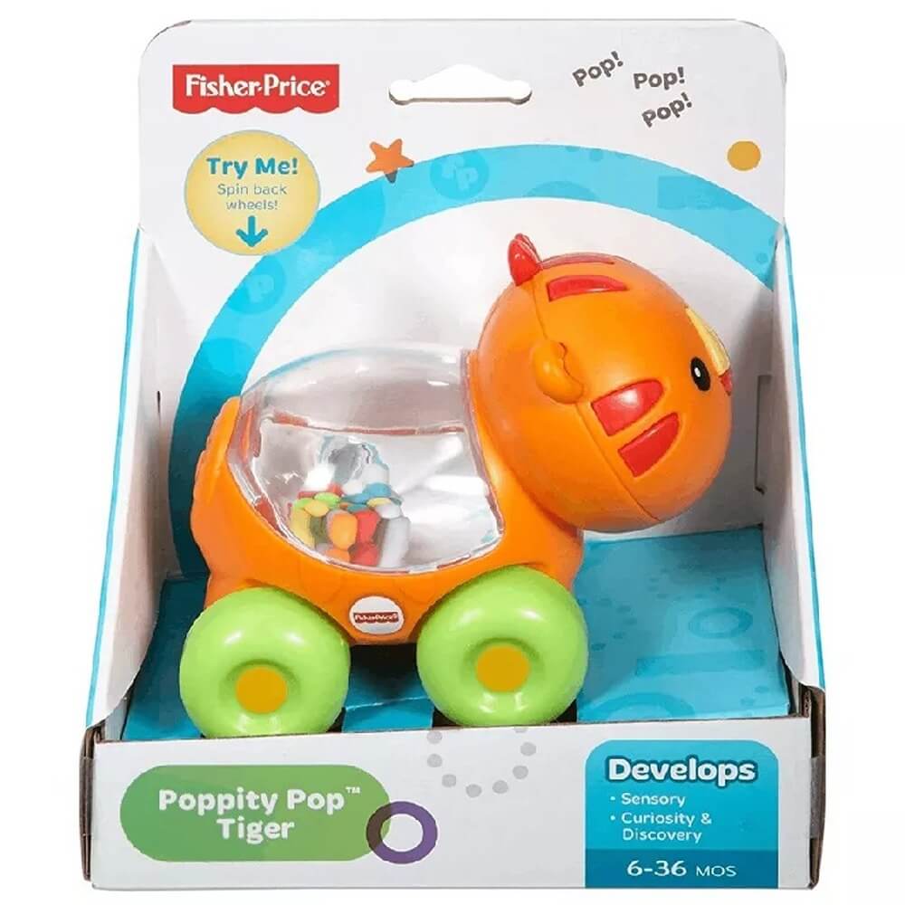 FISHER-PRICE - ΟΧΗΜΑΤΑΚΙΑ POPPITY POP ΤΙΓΡΗΣ BGX29 - CMV97