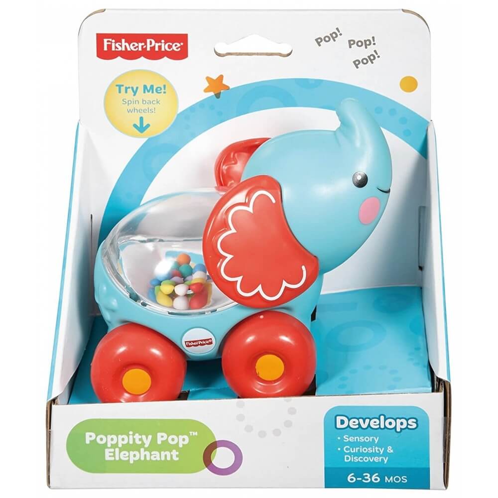 FISHER-PRICE - ΟΧΗΜΑΤΑΚΙΑ POPPITY POP ΕΛΕΦΑΝΤΑΣ BGX29 - CMV98