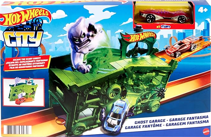 HOT WHEELS CITY - ΑΝΑΔΙΠΛΟΥΜΕΝΗ ΠΙΣΤΑ GHOST GARAGE - FJN38