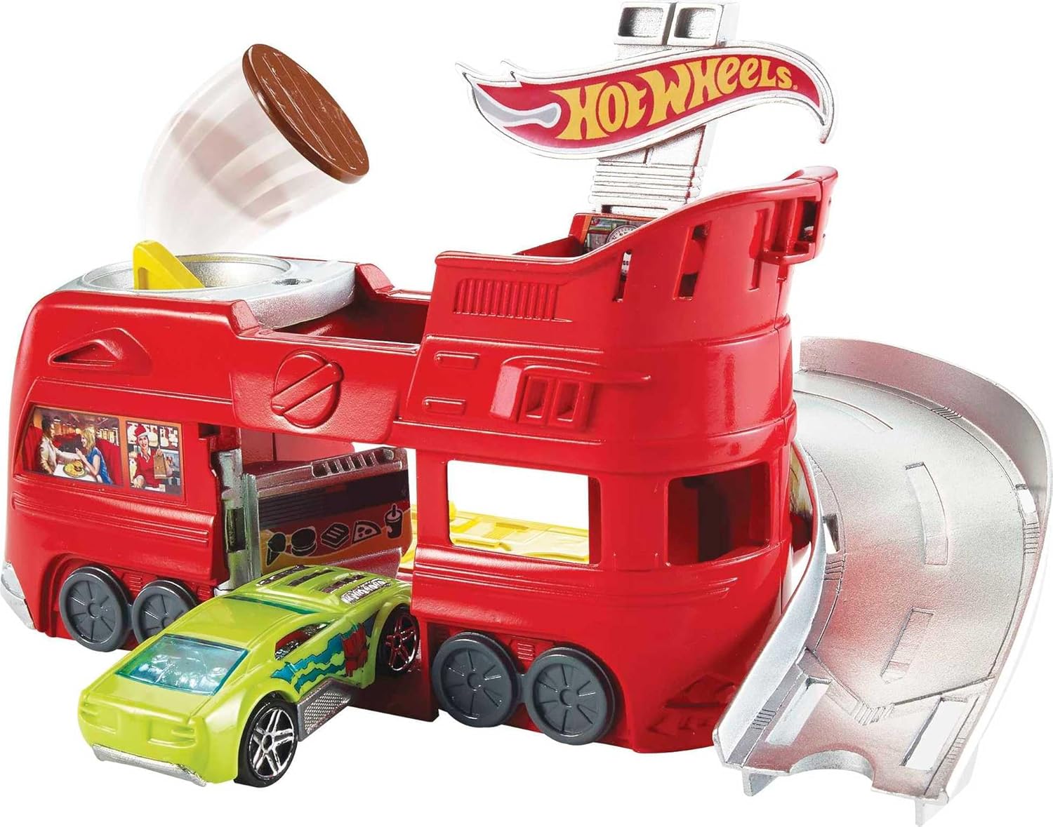 HOT WHEELS CITY - ΑΝΑΔΙΠΛΟΥΜΕΝΗ ΠΙΣΤΑ DINE &amp; DASH - FJN39