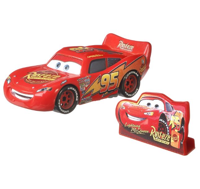 DISNEY PIXAR CARS - LIGHTNING MCQUEEN WITH SIGN DXV29 - GCC81
