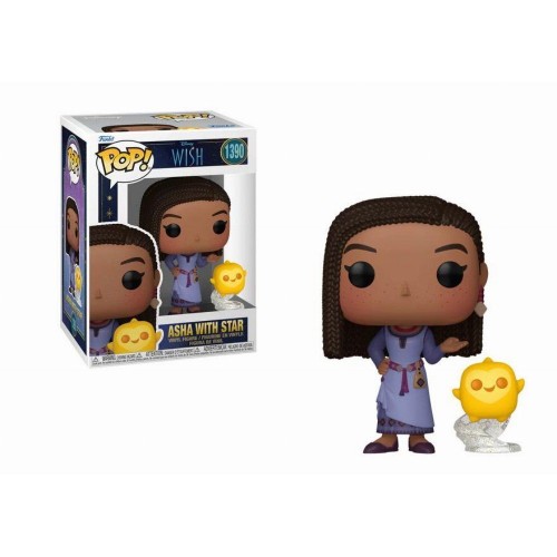 FUNKO POP! DISNEY: WISH - ASHA WITH STAR #1390 VINYL FIGURE