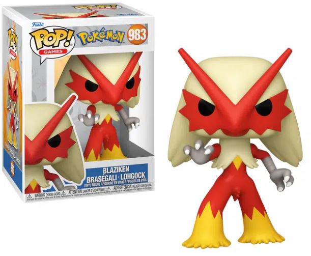 FUNKO POP! GAMES: POKEMON - BLAZIKEN #983 VINYL FIGURE
