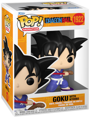 FUNKO POP! ANIMATION: DRAGON BALL - GOKU WITH NYOIBOU #1922 VINYL FIGURE
