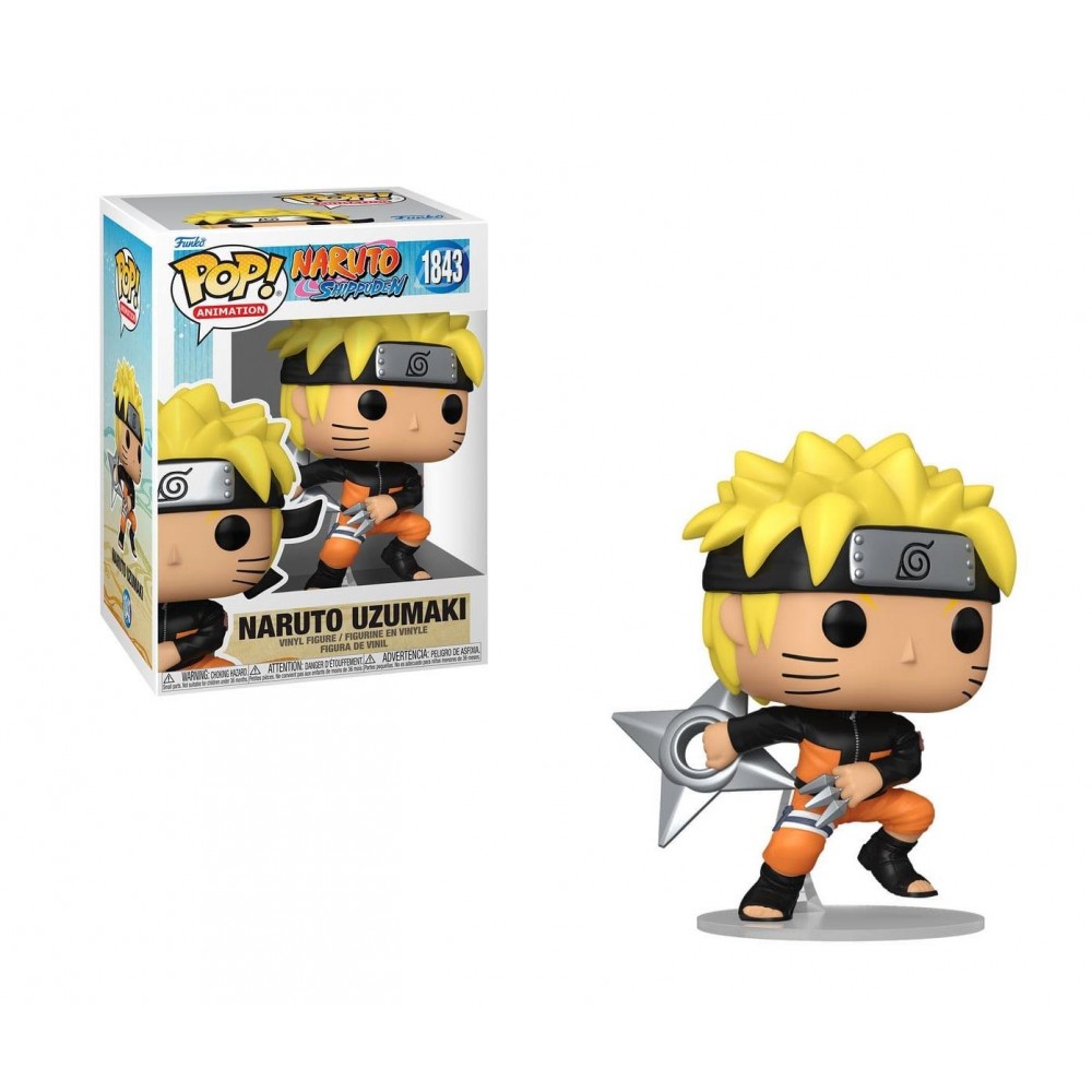 FUNKO POP! ANIMATION: NARUTO - NARUTO UZUMAKI (SHURIKEN)* #1843 VINYL FIGURE