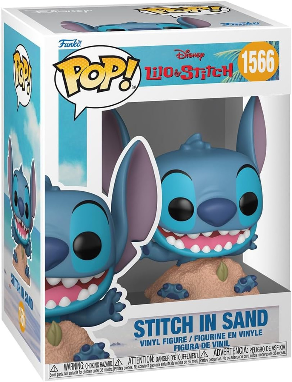 FUNKO POP! DISNEY: LILO   STITCH - STITCH IN SAND #1566 VINYL FIGURE