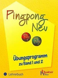 PING PONG 1 UBUNGSPROGRAMM BAND 1,2 LEHRERHANBUCH NEU