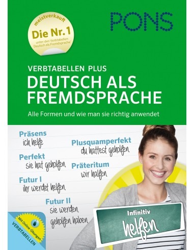 PONS Verbtabellen Deutsch Plus DaF