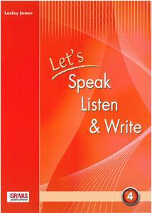 LET'S SPEAK LISTEN & WRITE 4 STUDENTS BOOK