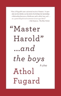 MASTER HAROLD AND THE BOYS PB