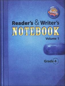 READING STREET GRADE 4 LEVEL 1 READERS & WRITERS NOTEBOOK