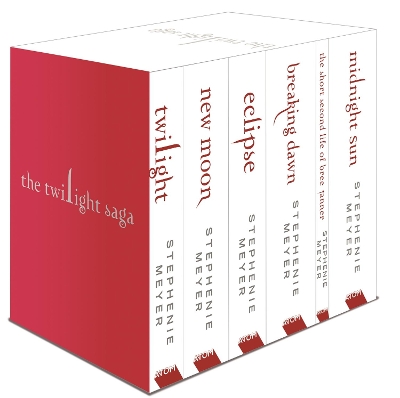 TWILIGHT SAGA 6 BOOK-SET (WHITE COVER)