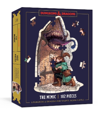 DUNGEONS   DRAGONS MINI SHAPED JIGSAW PUZZLE: THE MIMIC EDITION