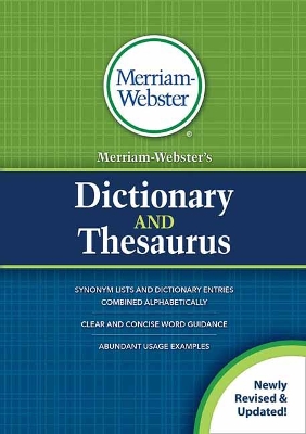 MERRIAM - WEBSTERS DICTIONARY   THESAURUS PB