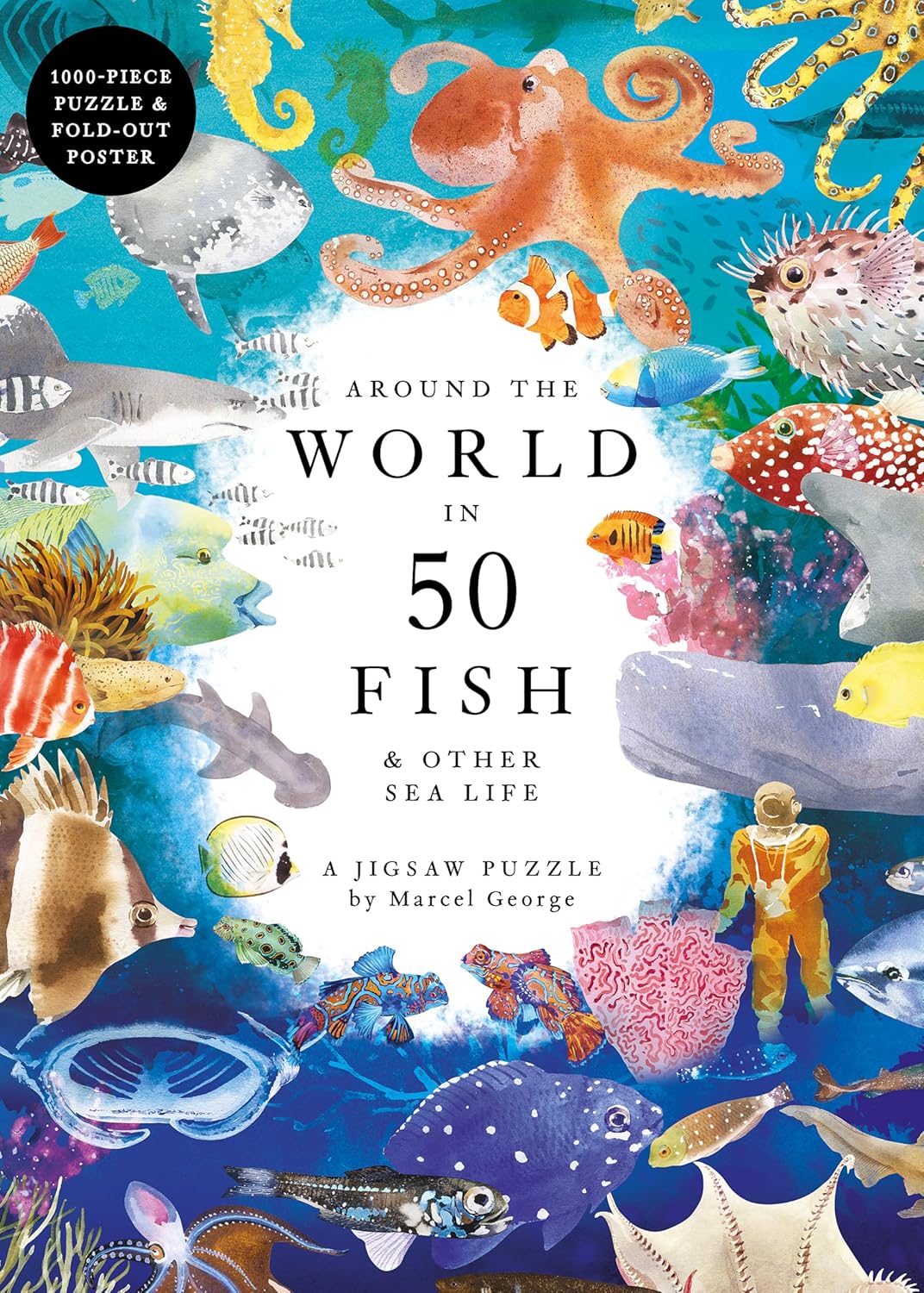 AROUND THE WORLD IN 50 FISH: A JIGSAW PUZZLE - 1000 PIECES