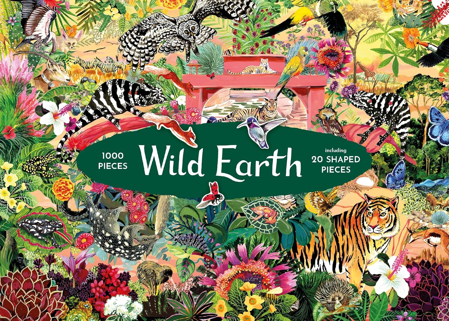 WILD EARTH: A JIGSAW PUZZLE - 1000 PIECES WITH 20 SHAPED PIECES