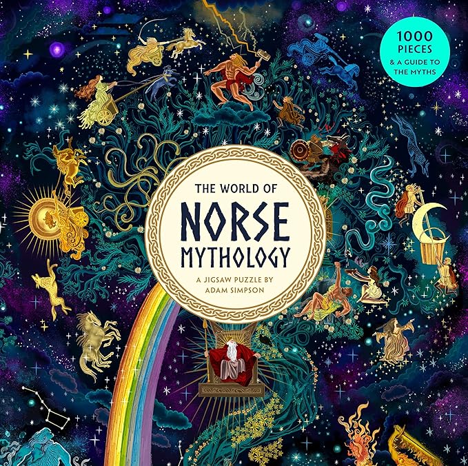 THE WORLD OF NORSE MYTHOLOGY : A JIGSAW PUZZLE - 1000 PIECES