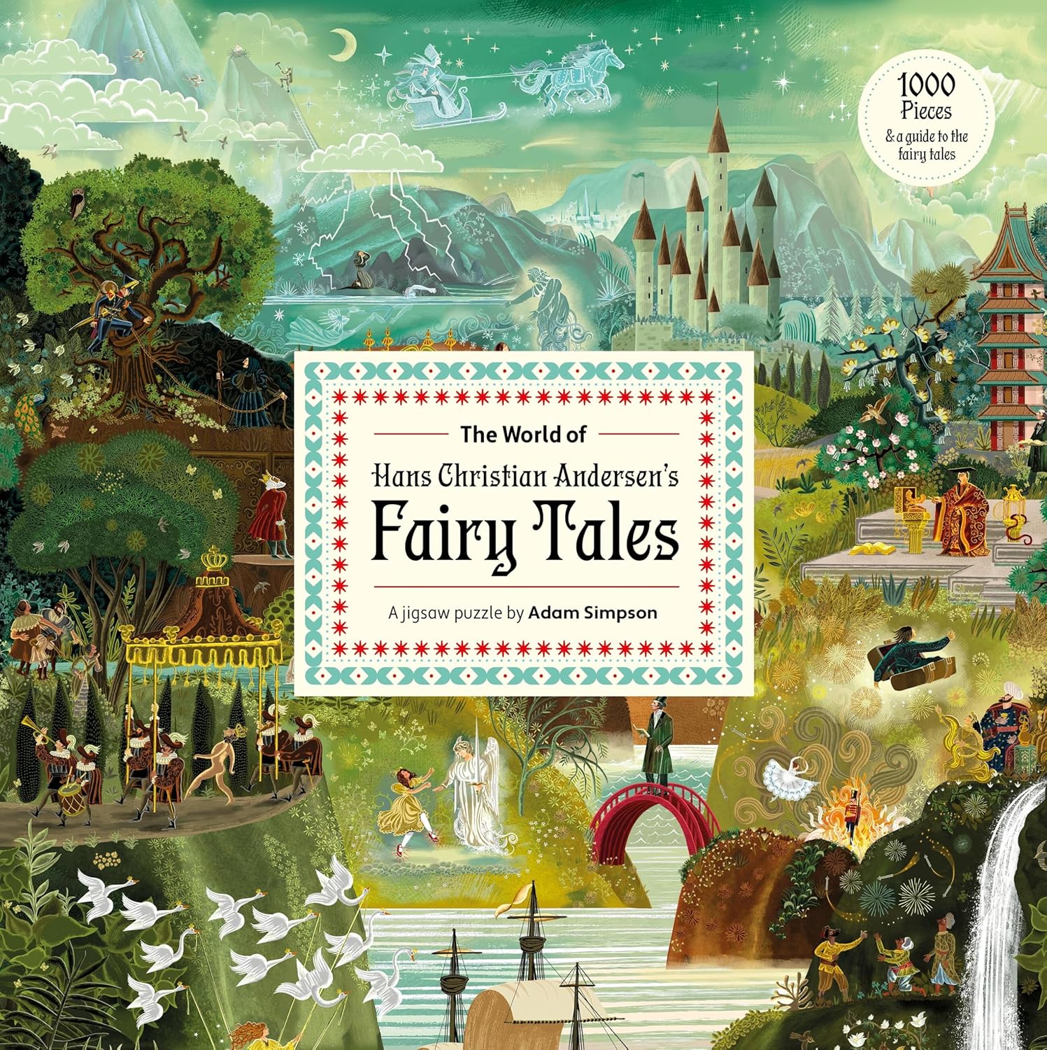 THE WORLD OF HANS CHRISTIAN ANDERSENS FAIRY TALES - A 1000-PIECE JIGSAW PUZZLE BY ADAM SIMPSON