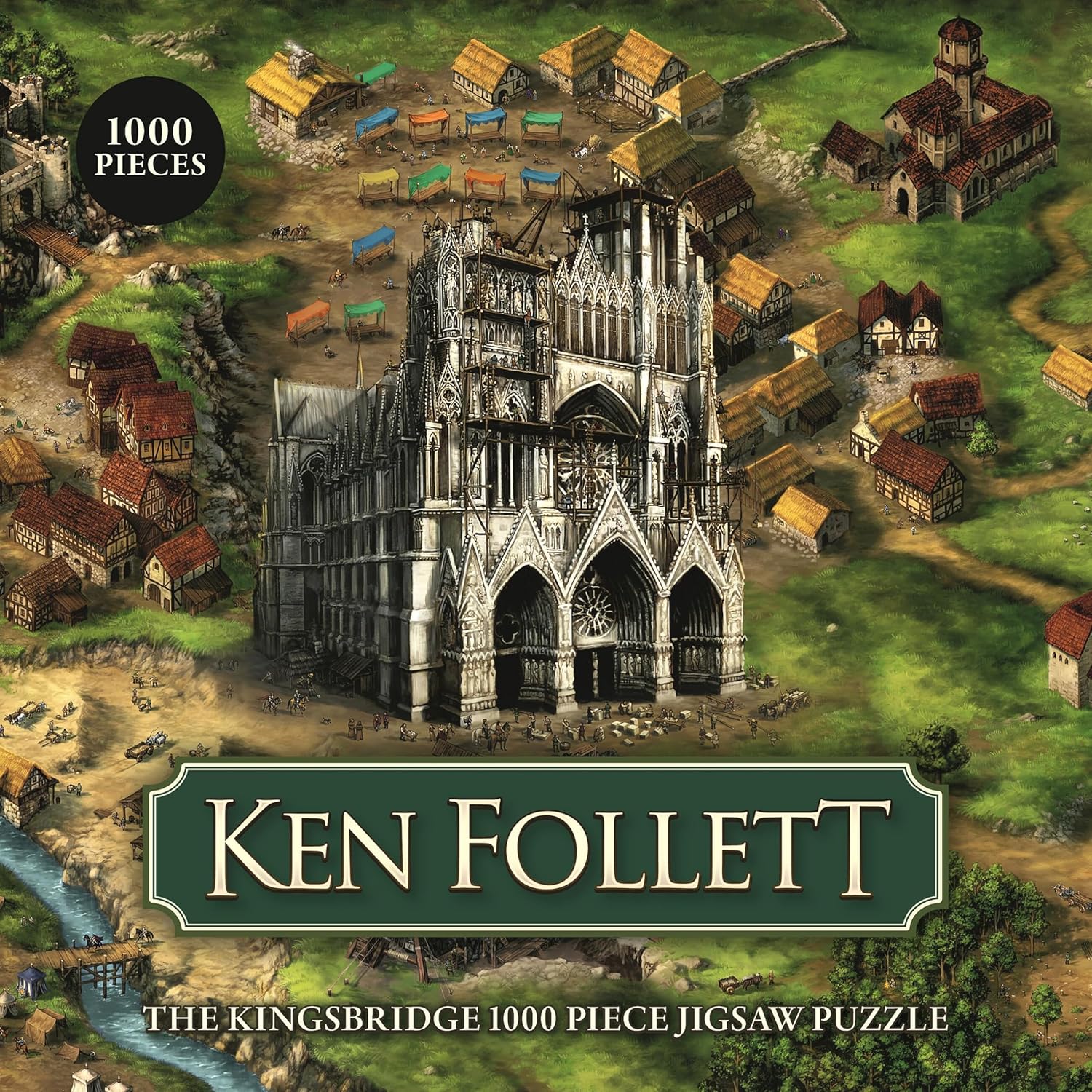 KEN FOLLETT - THE KINGSBRIDGE: A JIGSAW PUZZLE - 1000 PIECES