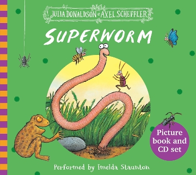 SUPERWORM BOOK   CD PB