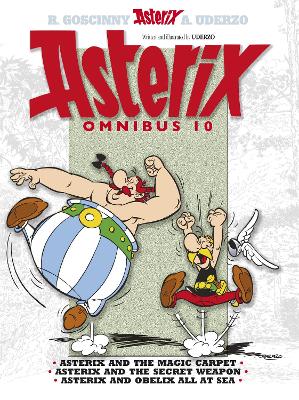 ASTERIX OMNIBUS 10 : ASTERIX AND THE MAGIC CARPET, ASTERIX AND THE SECRET WEAPON, ASTERIX AND OBELIX