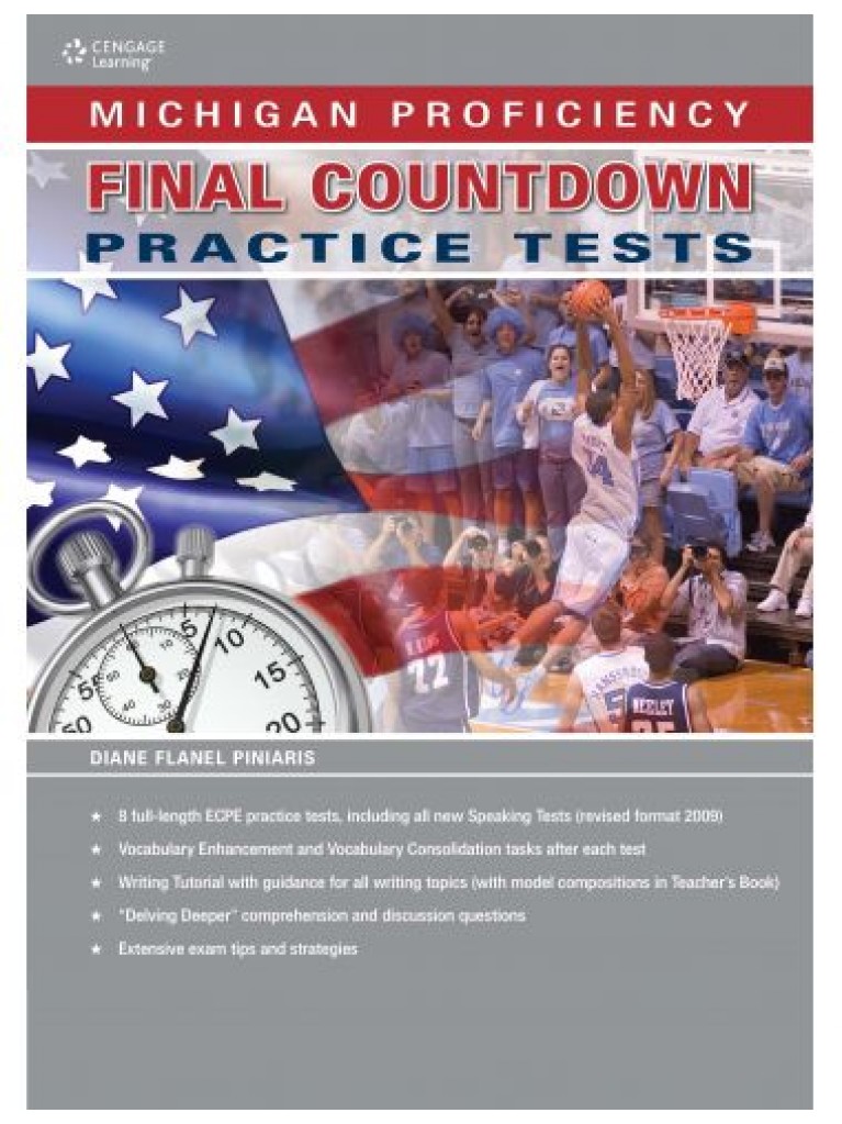 MICHIGAN PROFICIENCY FINAL COUNTDOWN ECPE TCHR'S (+ GLOSSARY) REVISED EDITION 2021