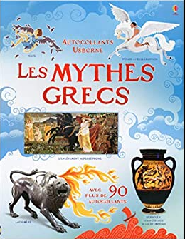 USBORNE : LES MYTHES GRECS - AUTOCOLLANTS USBORNE (DOCUMENTAIRES)