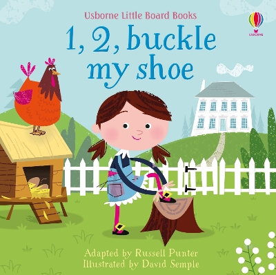 USBORNE LITTLE BOARD BOOKS: 1, 2, BUCKLE MY SHOE HC BBK