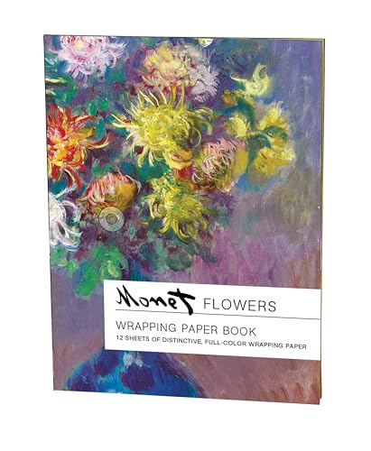 ΒΙΒΛΙΟ ΧΑΡΤΙΩΝ ΠΕΡΙΤΥΛΙΓΜΑΤΟΣ: FLOWERS, CLAUDE MONET